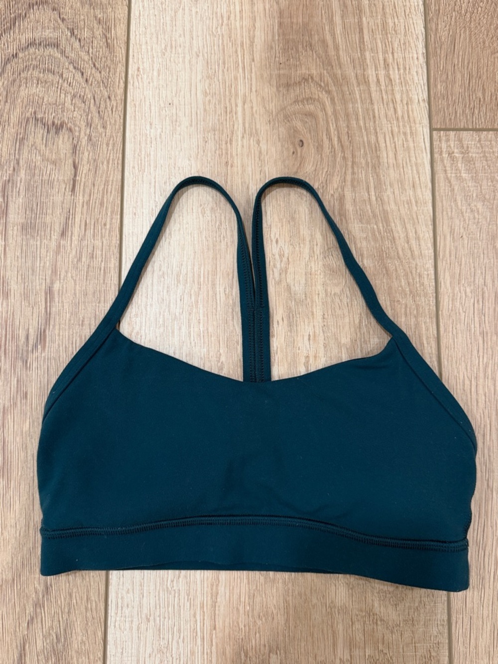 lululemon athletica Teal Double-Strap Light Support Sports Bra